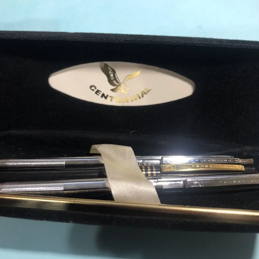 Centennial Pen Pencil Set In The Original Black Box 2 Pencils .5mm & .9mm